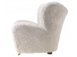 Fauteuil scandinave Man lounge chair, peau de mouton. Nouvelle édition.