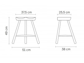 Shoemaker Chair™ No. 49, Oak. New edition