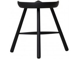 Tabouret scandinave Shoemaker Chair™ No. 49 teinté noir. Nouvelle édition