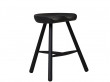 Tabouret scandinave Shoemaker Chair™ No. 49 teinté noir. Nouvelle édition