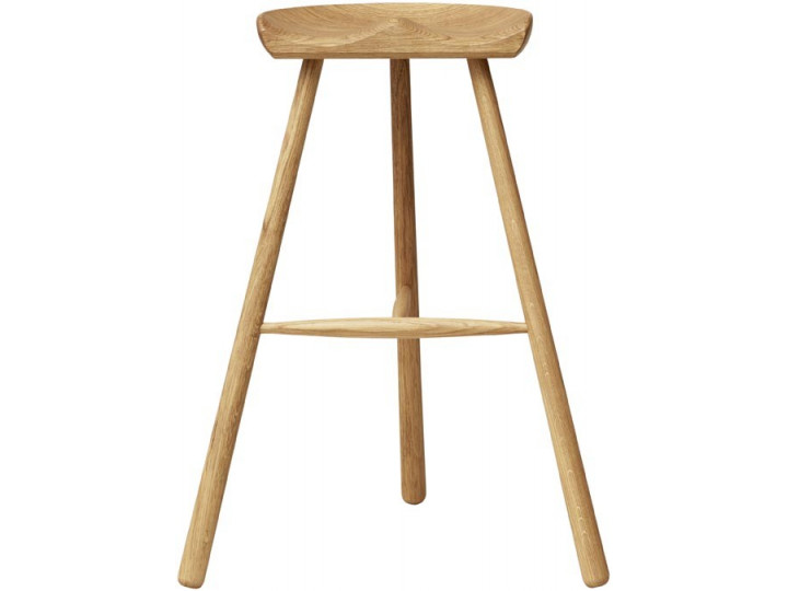 Tabouret scandinave Shoemaker Chair™ No. 49 chêne. 68 cm ou 78 cm. Nouvelle édition