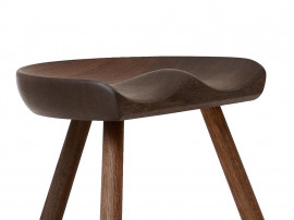 Bar stool, Shoemaker Chair™ No. 68, Smoked Oak. New edition.  68 cm ou 78 cm