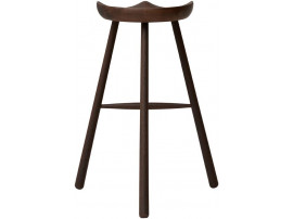Tabouret scandinave Shoemaker Chair™ No. 49 chêne fumé. 68 cm ou 78 cm. Nouvelle édition 