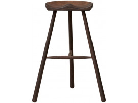 Bar stool, Shoemaker Chair™ No. 68, Smoked Oak. New edition.  68 cm ou 78 cm