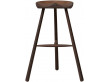 Bar stool, Shoemaker Chair™ No. 68, Smoked Oak. New edition.  68 cm ou 78 cm