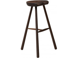 Bar stool, Shoemaker Chair™ No. 68, Smoked Oak. New edition.  68 cm ou 78 cm