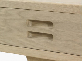 Mid-Century  modern  Scandinavian ND93 desk in oak.  3 drawers. New edition
