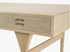 Mid-Century  modern  Scandinavian ND93 desk in oak.  3 drawers. New edition