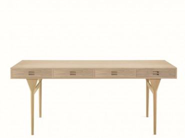 Mid-Century  modern  Scandinavian ND93 desk in oak.  4 drawers. New edition