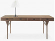 Mid-Century  modern  Scandinavian ND93 desk in walnut.  4 drawers. New edition