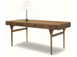 Bureau scandinave  ND93, 4 tiroirs, noyer. Nouvelle édition.