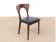 Mid-Century  modern scandinavian set of dining chairs  in Rio rosewood model "Peter"