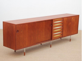 Mid-Century  modern scandinavian sideboard model 29A by Arne Vodder