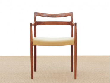 Fauteuil scandinave en palissandre de rio