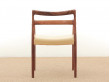 Fauteuil scandinave en palissandre de rio