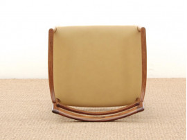 Fauteuil scandinave en palissandre de rio