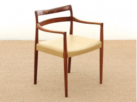 Mid century modern armchair in Rion rosewood by Kai Lyngfeldt