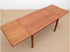 Mid-Century Modern Scandinavian dining table in teak 4/8 seats