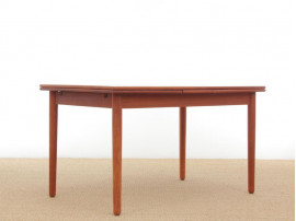 Mid-Century Modern Scandinavian dining table in teak 4/8 seats