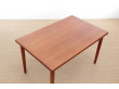 Mid-Century Modern Scandinavian dining table in teak 4/8 seats