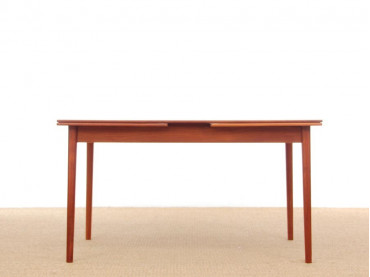 Mid-Century Modern Scandinavian dining table in teak 4/8 seats model Bjärni