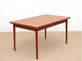 Mid-Century Modern Scandinavian dining table in teak 4/8 seats model Bjärni