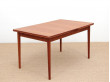 Mid-Century Modern Scandinavian dining table in teak 4/8 seats model Bjärni