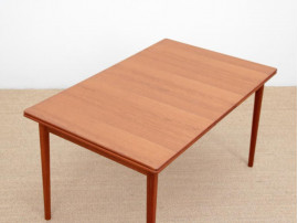 Mid-Century Modern Scandinavian dining table in teak 4/8 seats model Bjärni