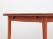 Mid-Century Modern Scandinavian dining table in teak 4/8 seats model Bjärni