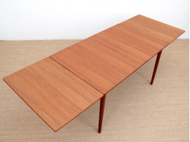 Mid-Century Modern Scandinavian dining table in teak 4/8 seats model Bjärni