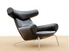 Ox lounge chair. Vintage edition 2006. Black leather