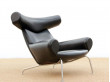 Fauteuil scandinave modèle Ox Chair noir