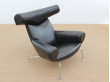 Ox lounge chair. Vintage edition 2006. Black leather