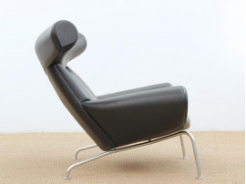 Fauteuil scandinave modèle Ox Chair noir