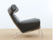 Fauteuil scandinave modèle Ox Chair noir