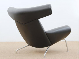 Fauteuil scandinave modèle Ox Chair noir