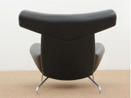 Fauteuil scandinave modèle Ox Chair noir