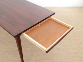 Mid-Century  modern scandinavian desk or table in Rio rosewood