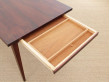 Bureau ou Table de repas scandinave en palissandre de Rio