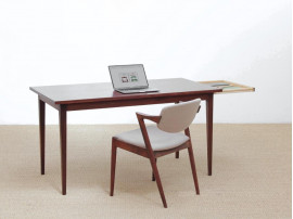 Mid-Century  modern scandinavian desk or table in Rio rosewood