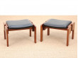 Mid-Century  modern paiot of teck stools