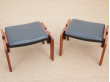 Mid-Century  modern paiot of teck stools