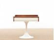 Chevet ou table d'appoint scandinave en palissandre de Rio pied tulipe