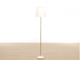 Mid-Century  modern scandinavian floor lamp in  brass 