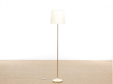 Mid-Century  modern scandinavian floor lamp in  brass 