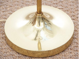 Mid-Century  modern scandinavian floor lamp in  brass 