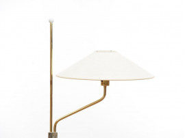 Mid-Century  modern scandinavian floor lamp in  brass