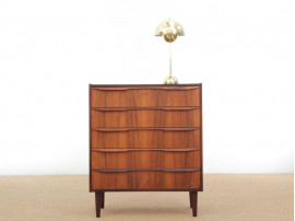 Danish Modern chest of drawers in Rio rosewood