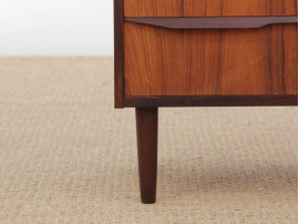 Danish Modern chest of drawers in Rio rosewood