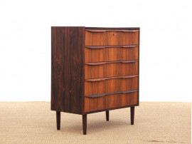 Danish Modern chest of drawers in Rio rosewood